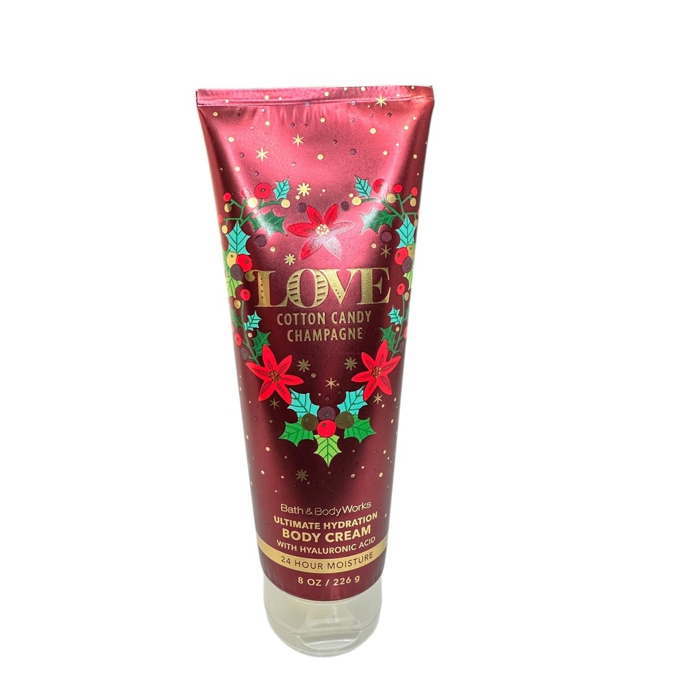 Bath & Body Works Love Cotton Candy Champagne Body Cream 8oz Discontinued